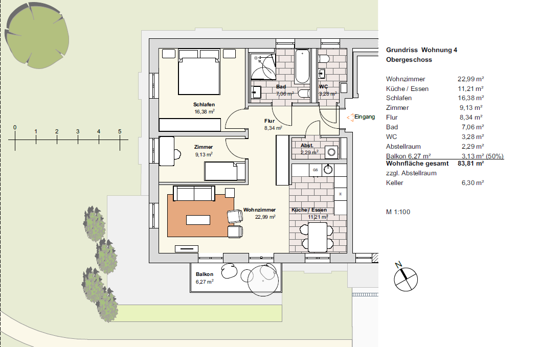 Grundriss Wohnung 4 - Transit Possendorf